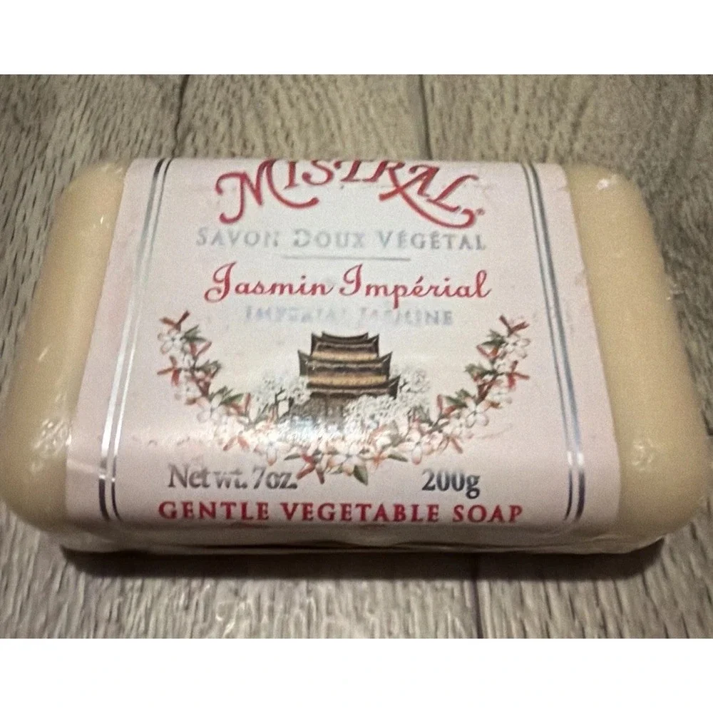 NEW Mistral Savon Doux Vegetal Jasmin Imperial 7 Oz Shea Butter Olive Oil Sealed